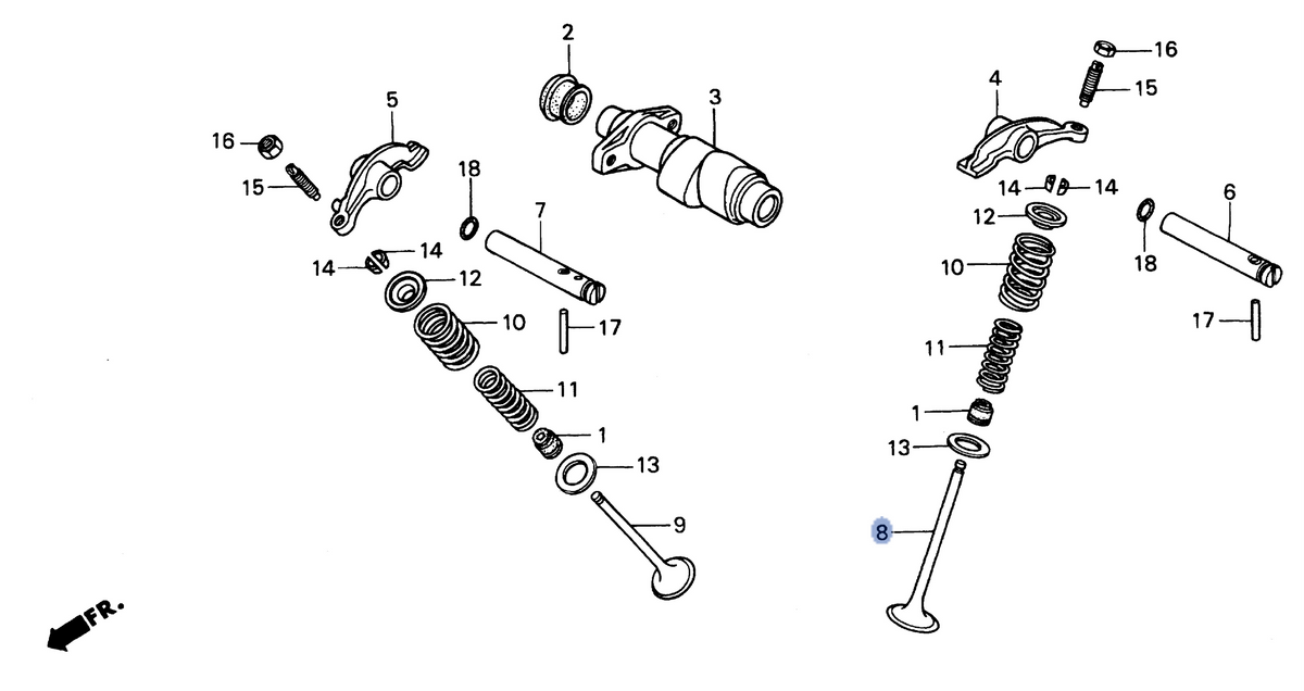 Honda OEM part 14711-HC4-003