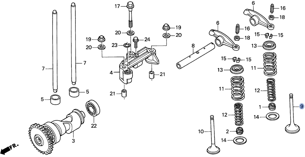 Honda OEM part 14711-HM8-000