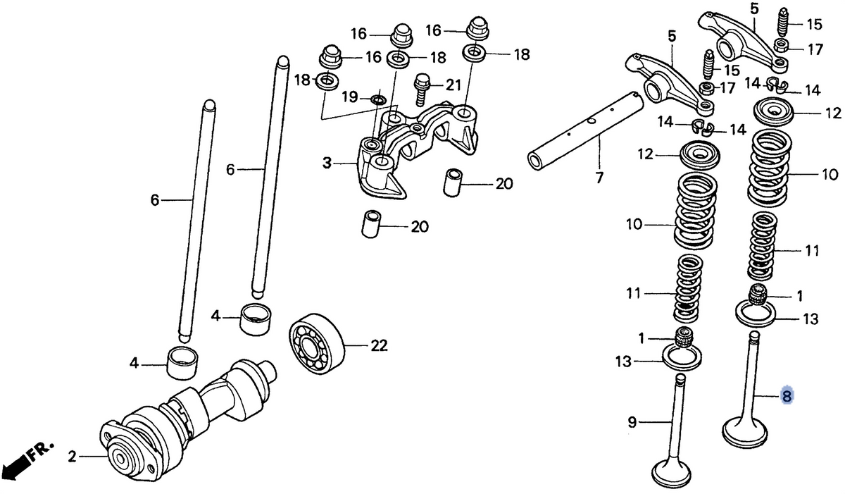 Honda OEM part 14711-HN0-A00