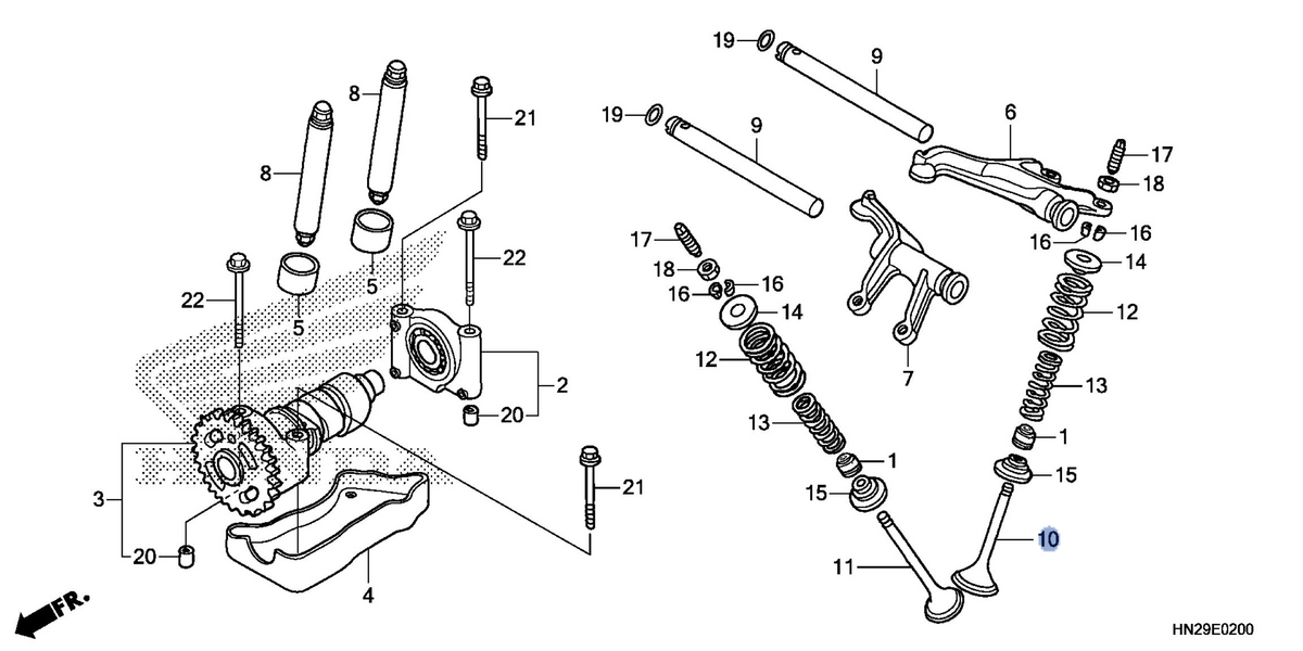 Honda OEM part 14711-HN2-000