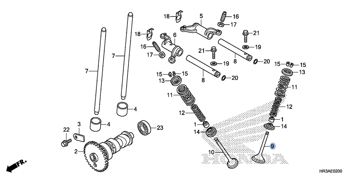 Honda OEM part 14711-HR6-MF0
