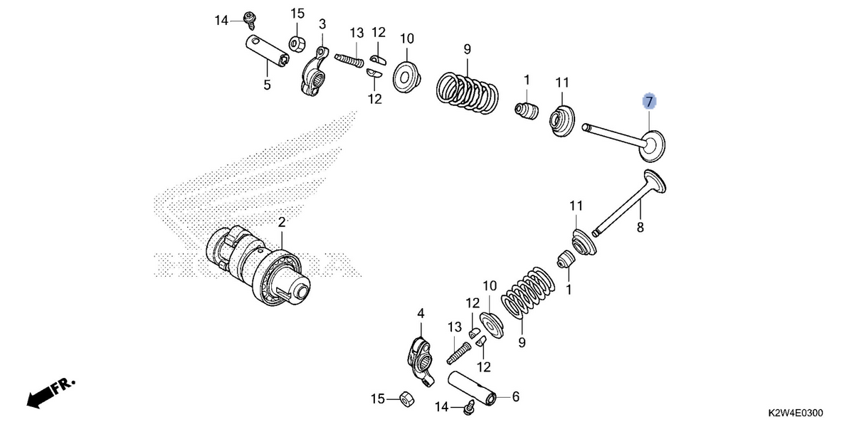 Honda OEM part 14711-K26-G00