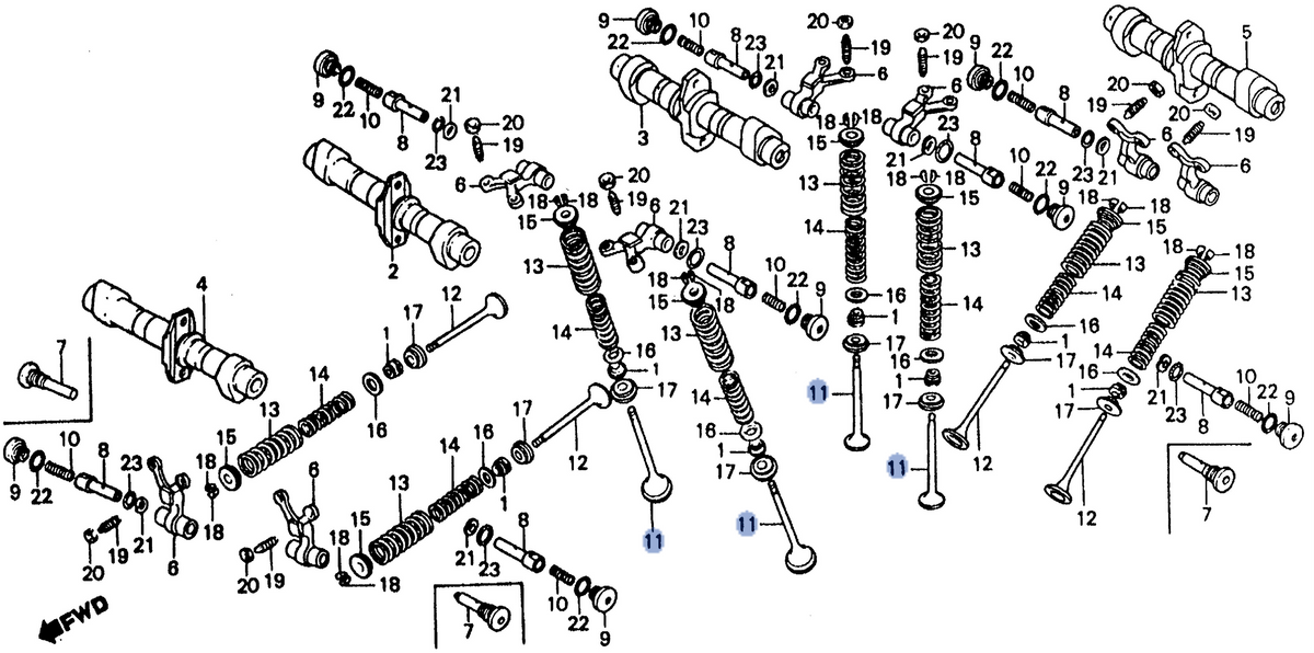 Honda OEM part 14711-KE8-000