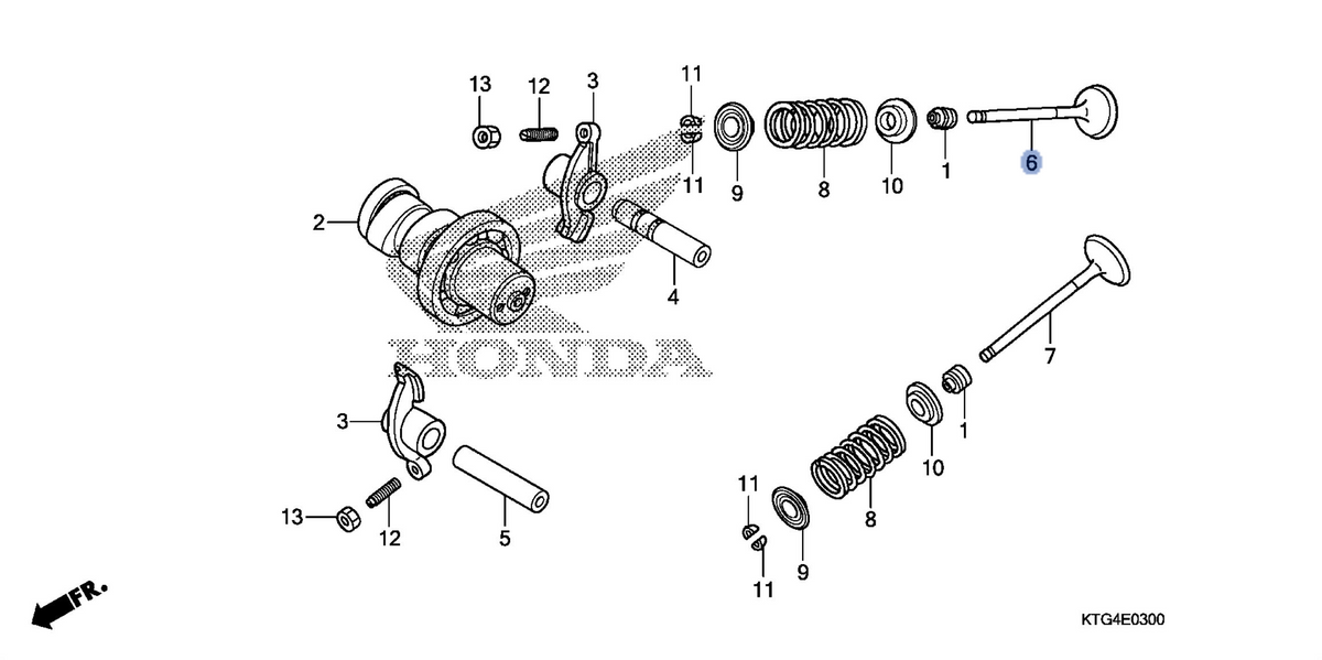 Honda OEM part 14711-KGG-910