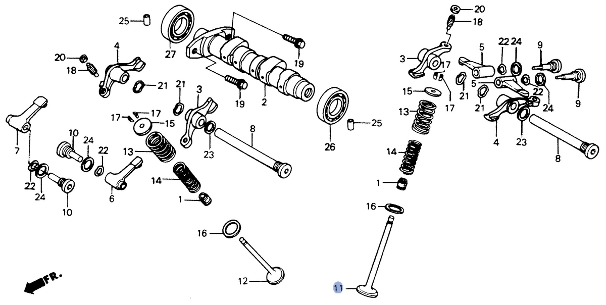 Honda OEM part 14711-KK0-305
