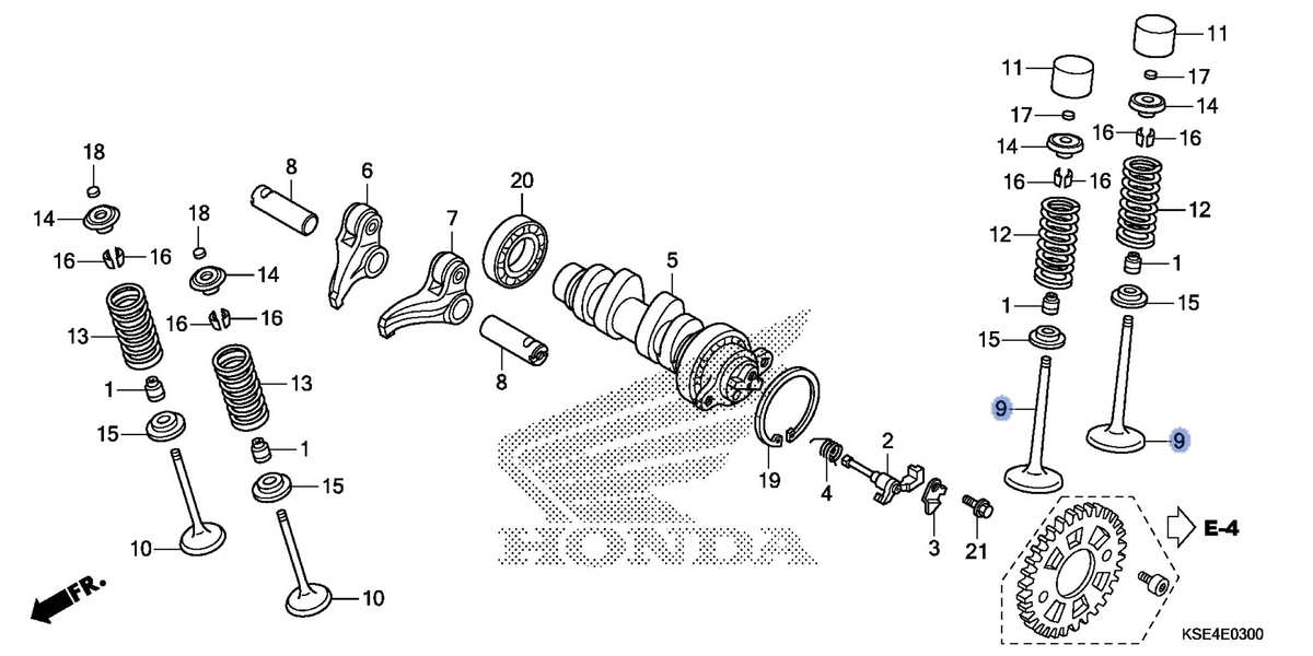 Honda OEM part 14711-KSE-670
