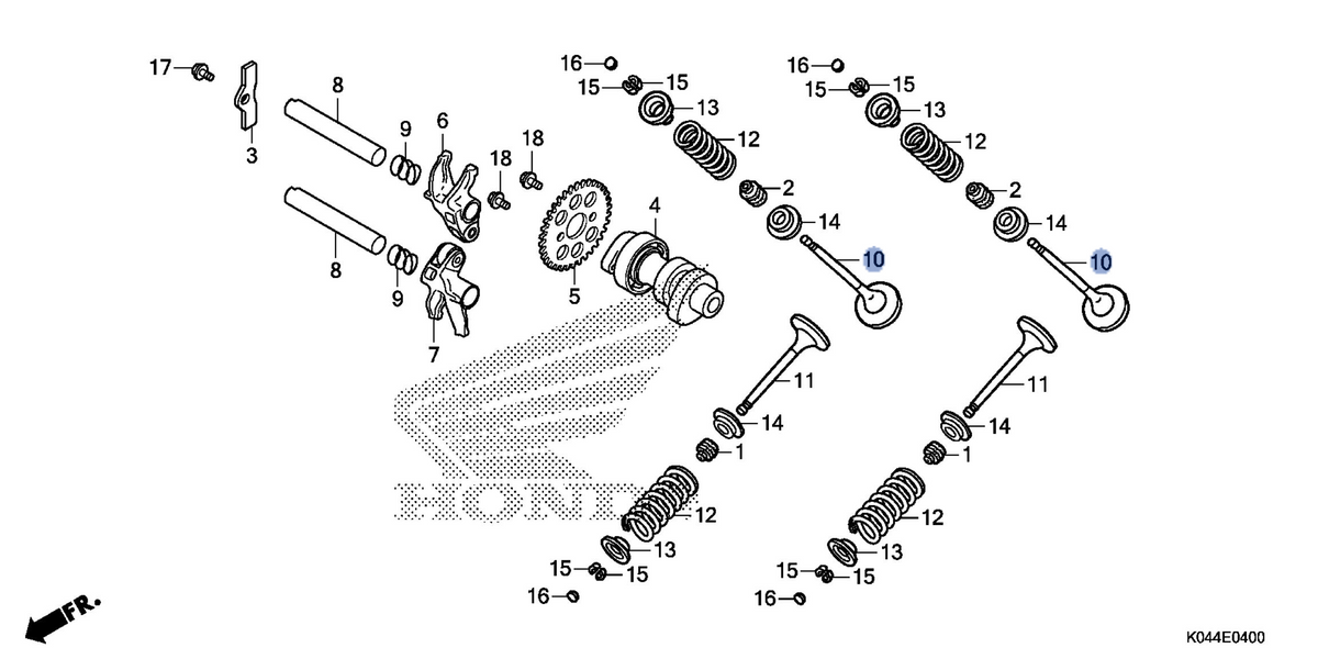 Honda OEM part 14711-KTW-900