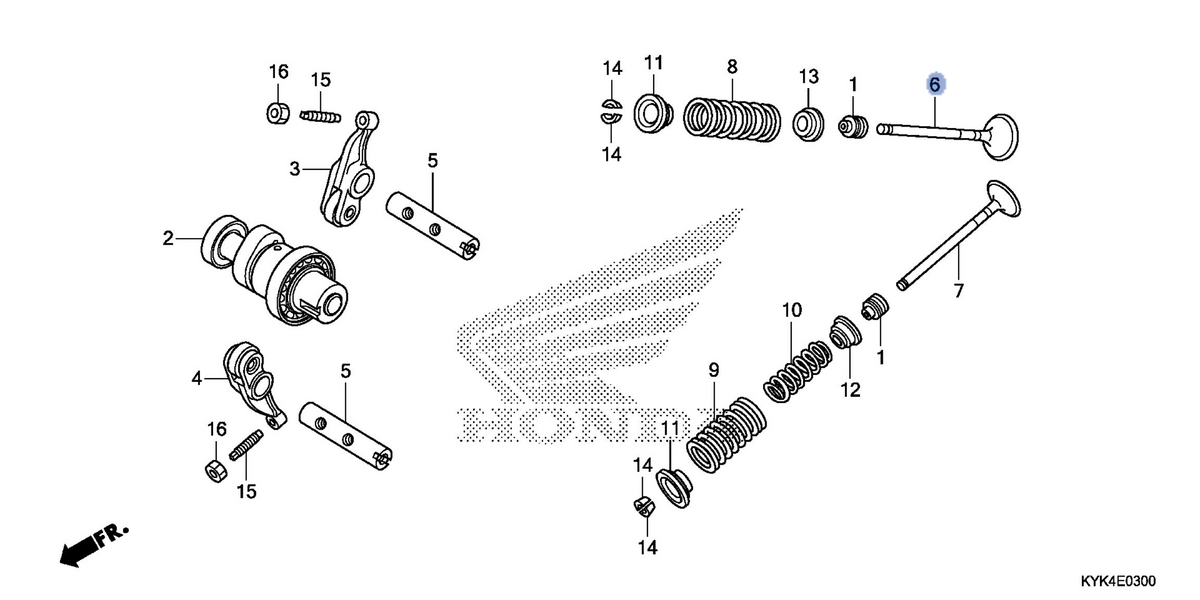 Honda OEM part 14711-KWB-600
