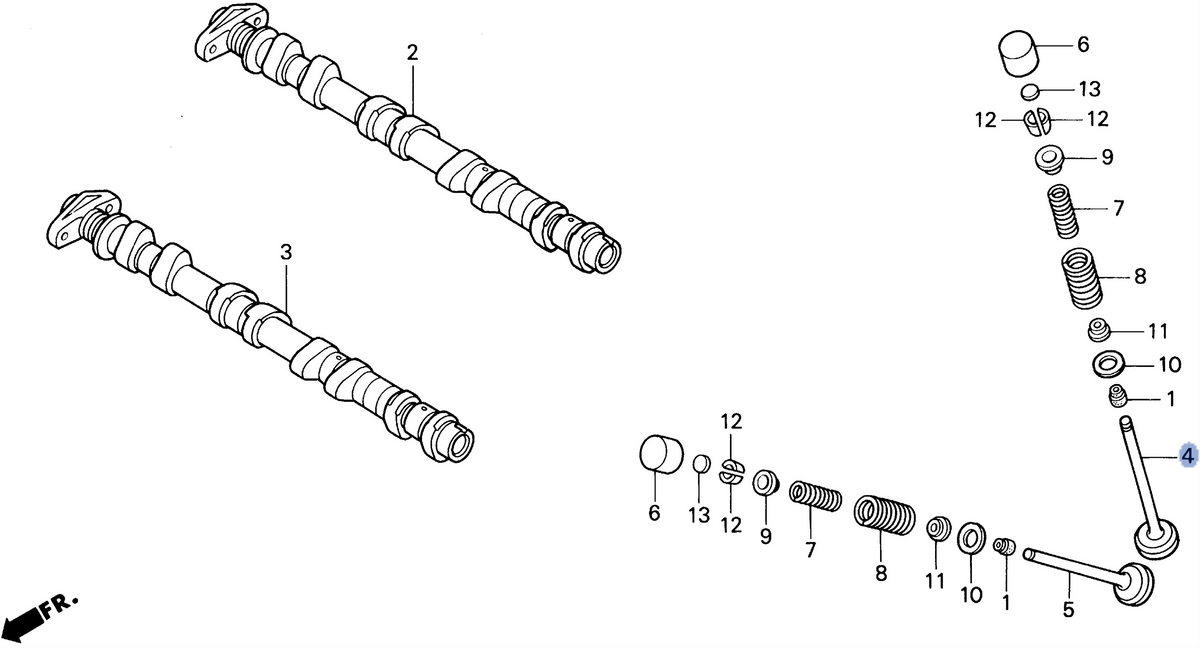 Honda OEM part 14711-MAL-600
