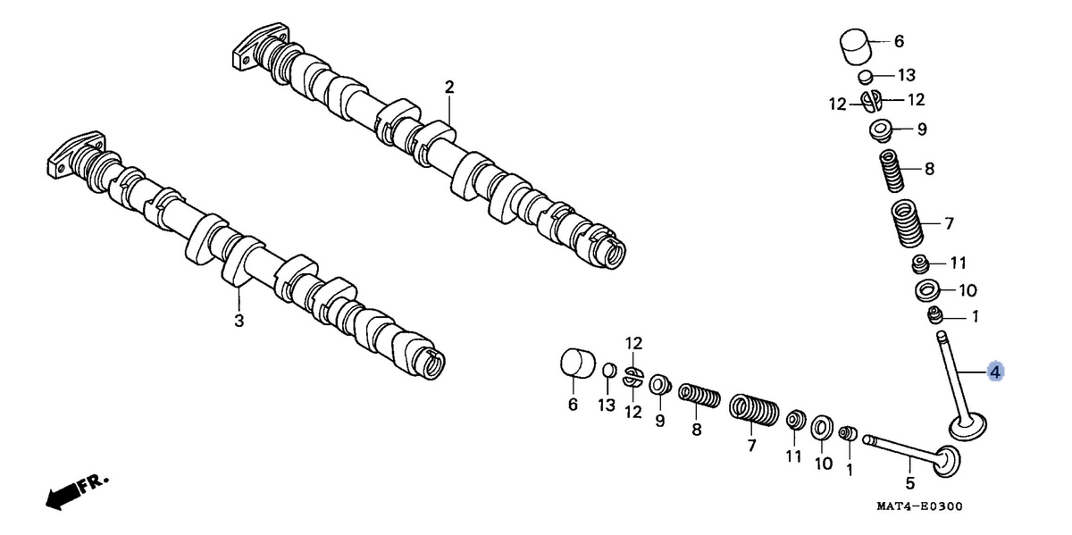 Honda OEM part 14711-MAT-000
