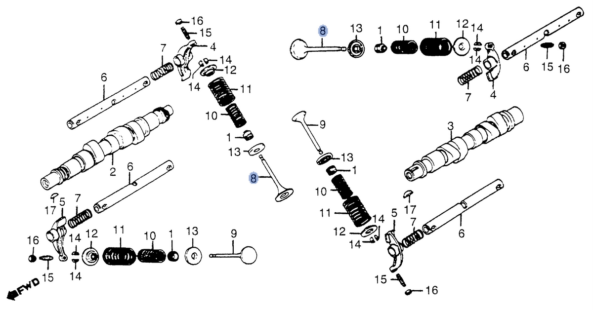 Honda OEM part 14711-MB9-780