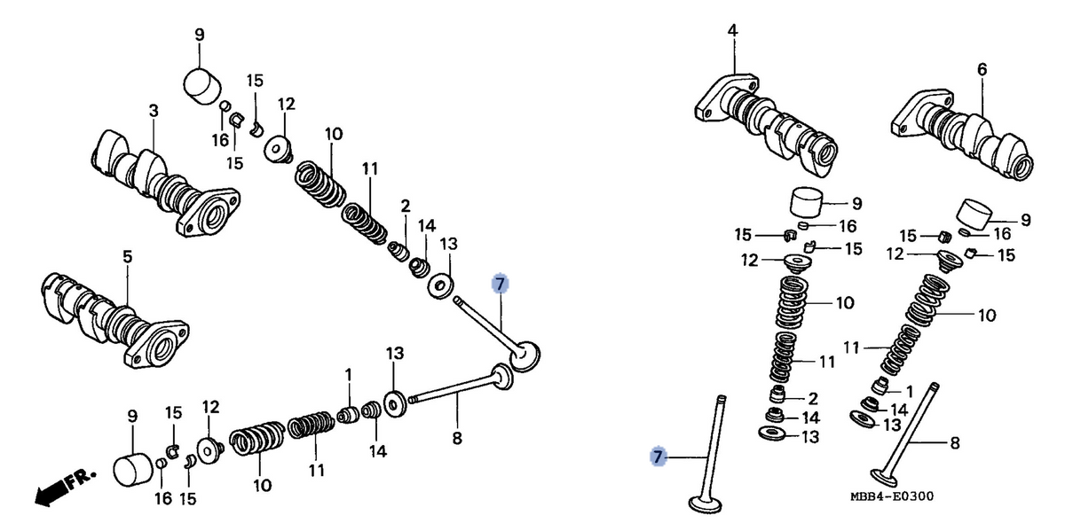 Honda OEM part 14711-MBB-000
