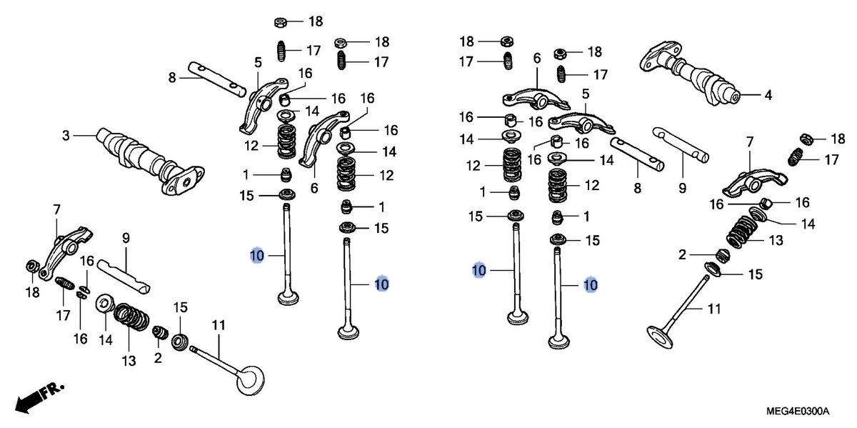 Honda OEM part 14711-MBL-G00
