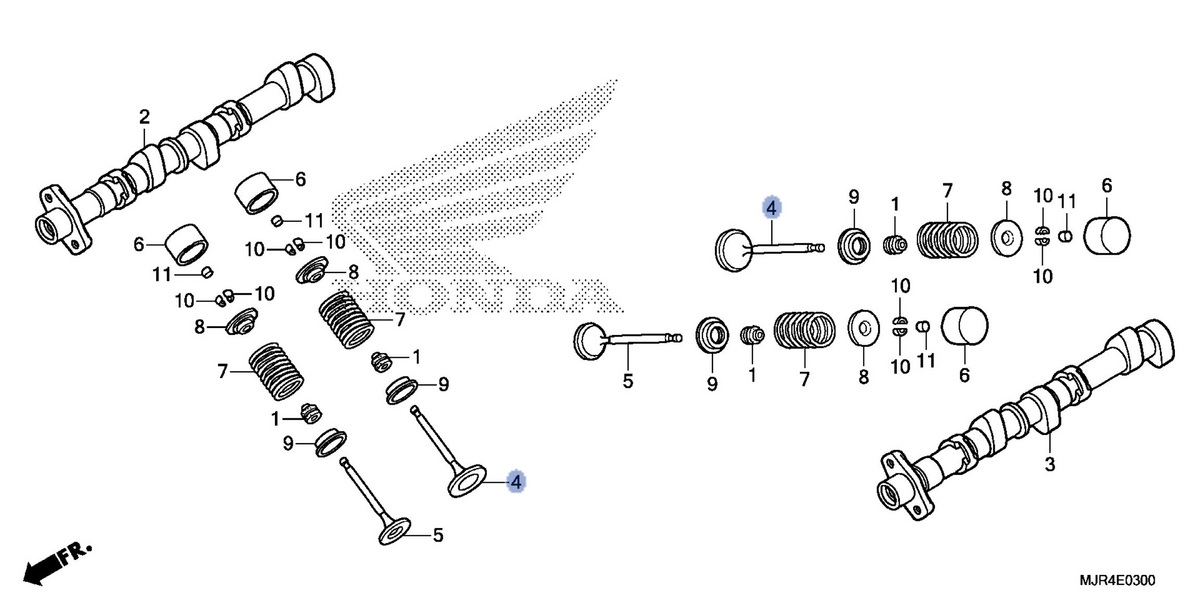Honda OEM part 14711-MCA-S40