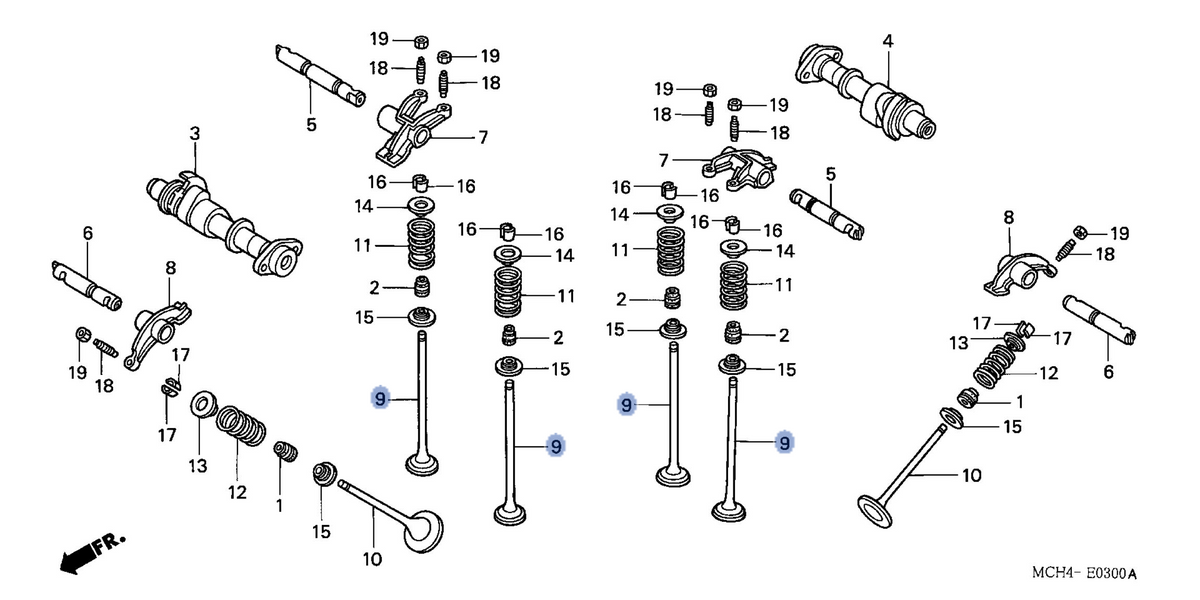 Honda OEM part 14711-MCH-000