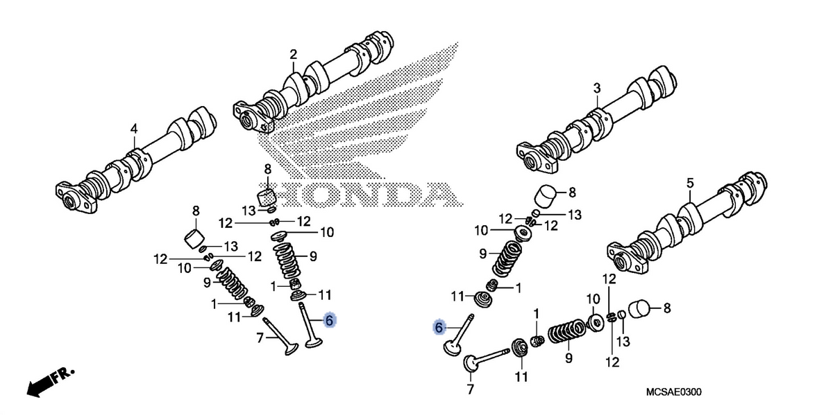 Honda OEM part 14711-MCS-000
