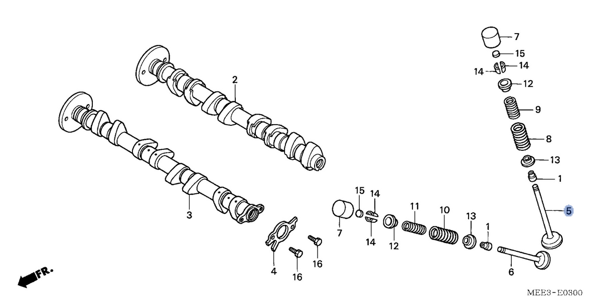 Honda OEM part 14711-MEE-000