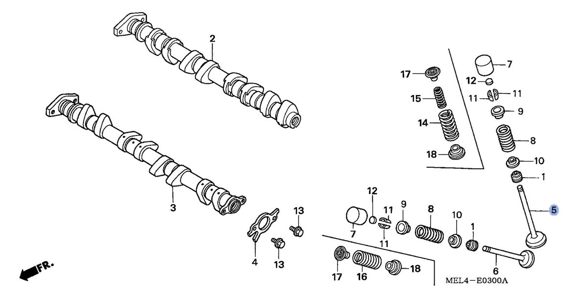 Honda OEM part 14711-MEL-D20