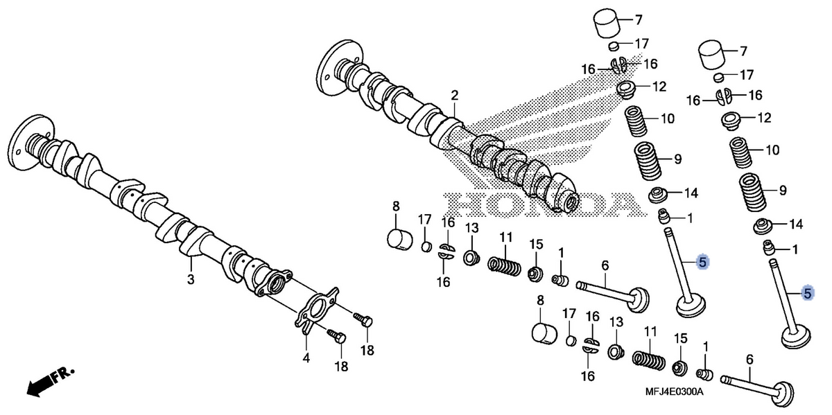 Honda OEM part 14711-MFJ-D00