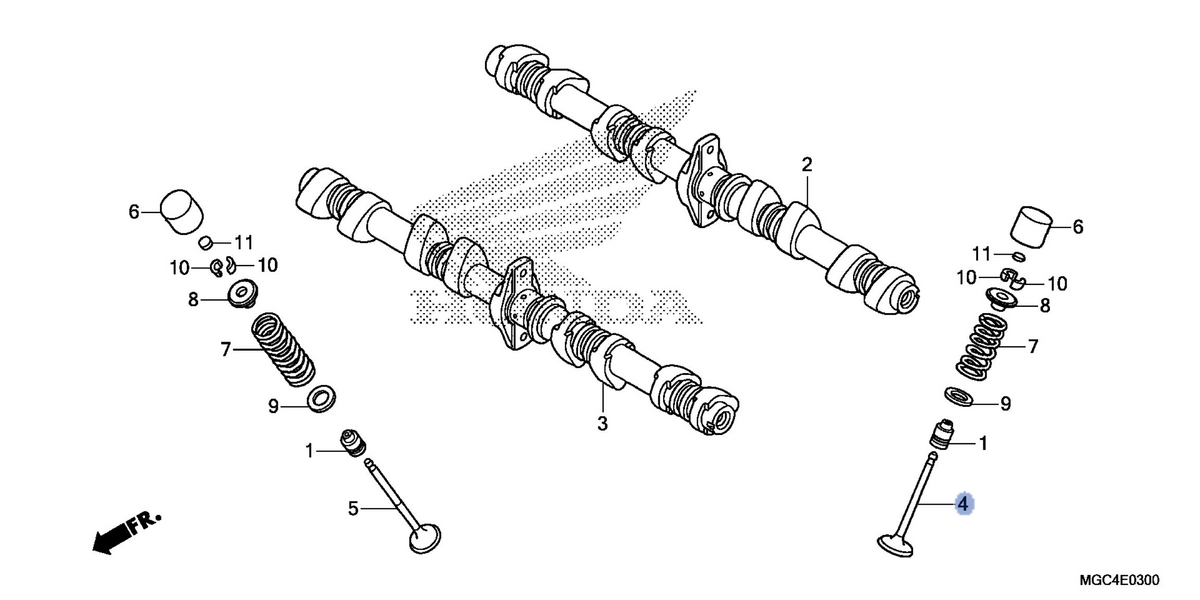 Honda OEM part 14711-MGC-000
