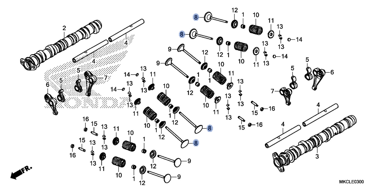 Honda OEM part 14711-MKC-A00