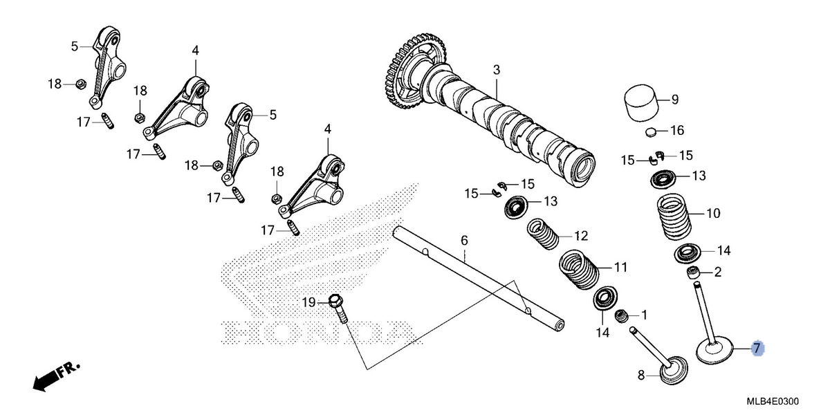Honda OEM part 14711-MLB-D00