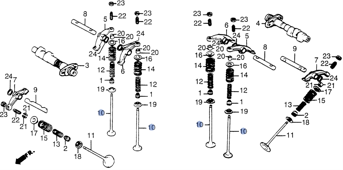 Honda OEM part 14711-MV1-000