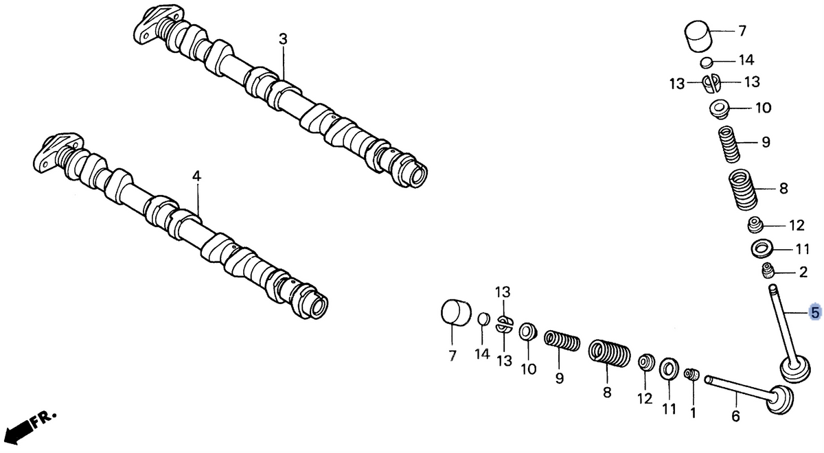 Honda OEM part 14711-MW0-000