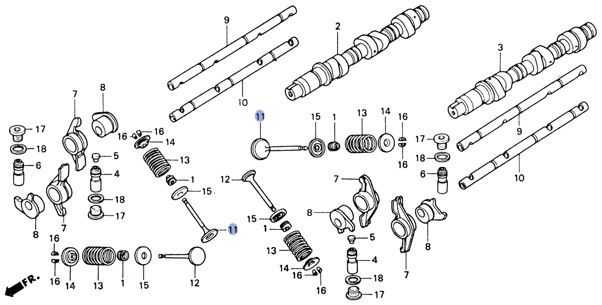 Honda OEM part 14711-MZ3-000