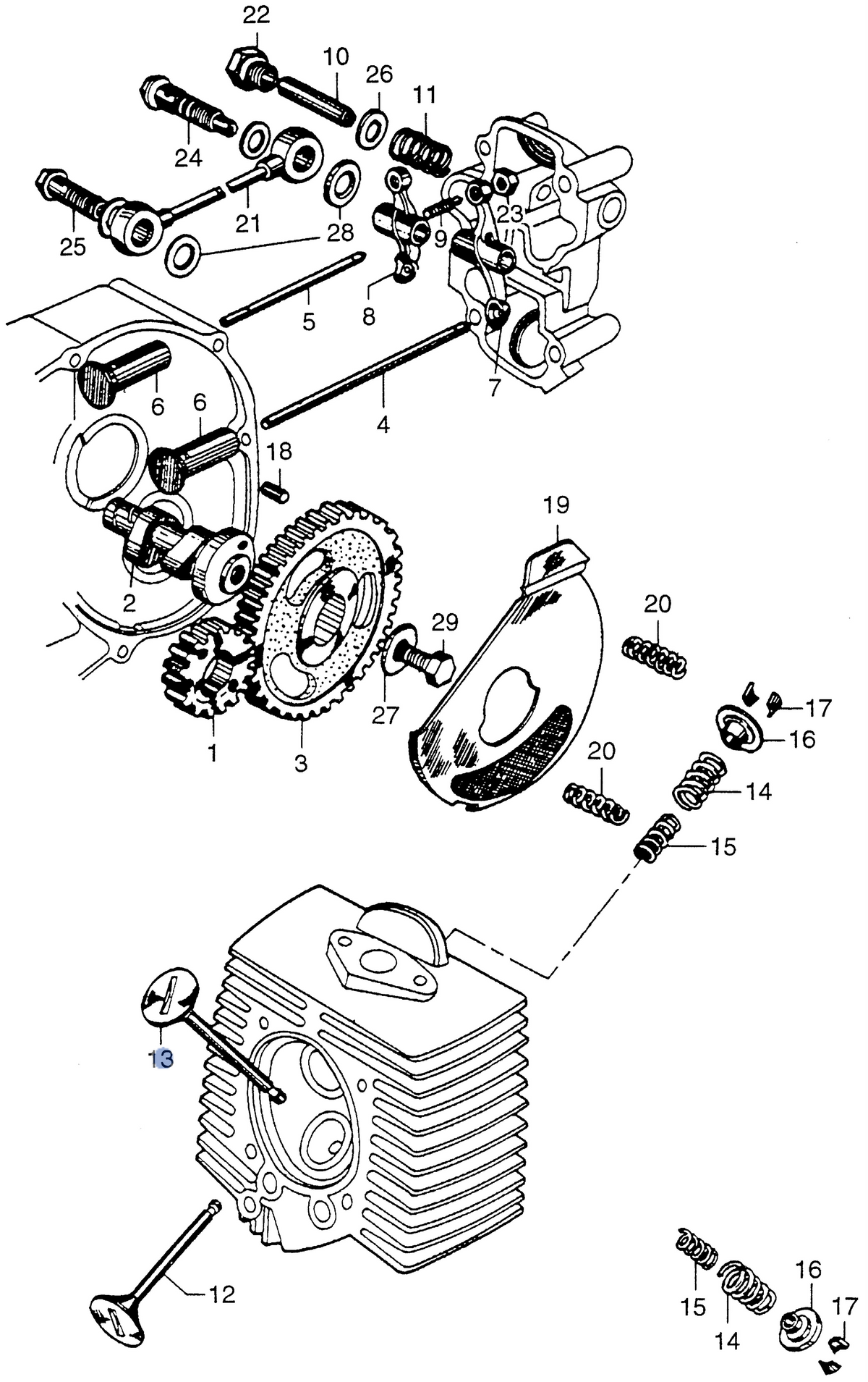 Honda OEM part 14721-001-010