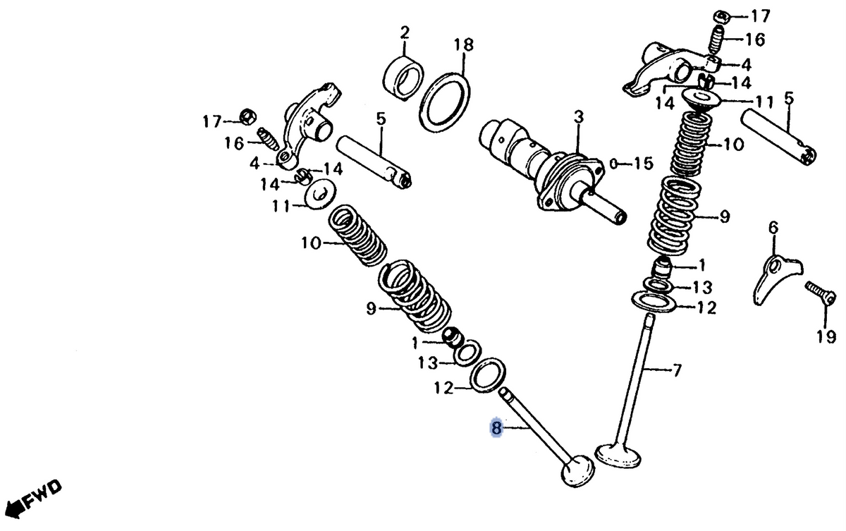 Honda OEM part 14721-437-000