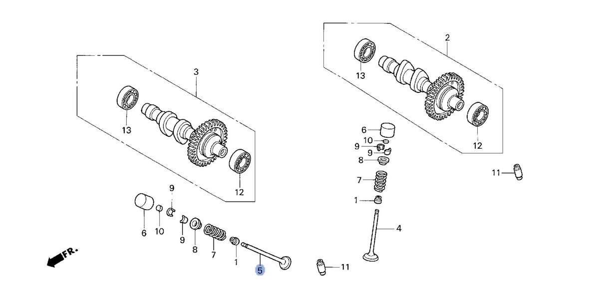 Honda OEM part 14721-GCR-000