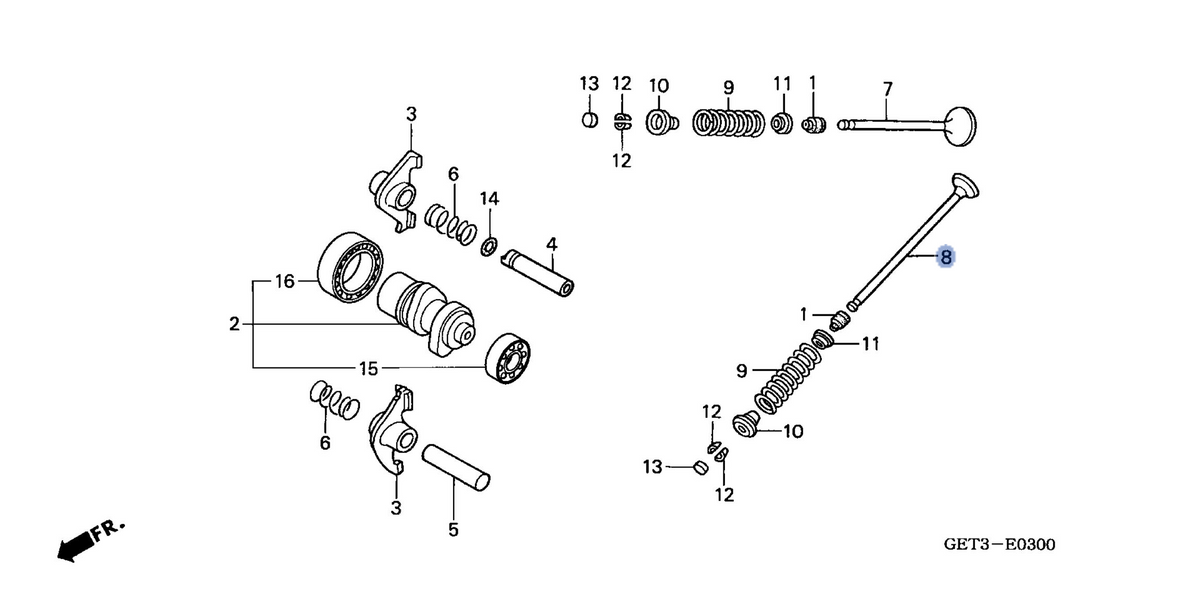 Honda OEM part 14721-GET-010