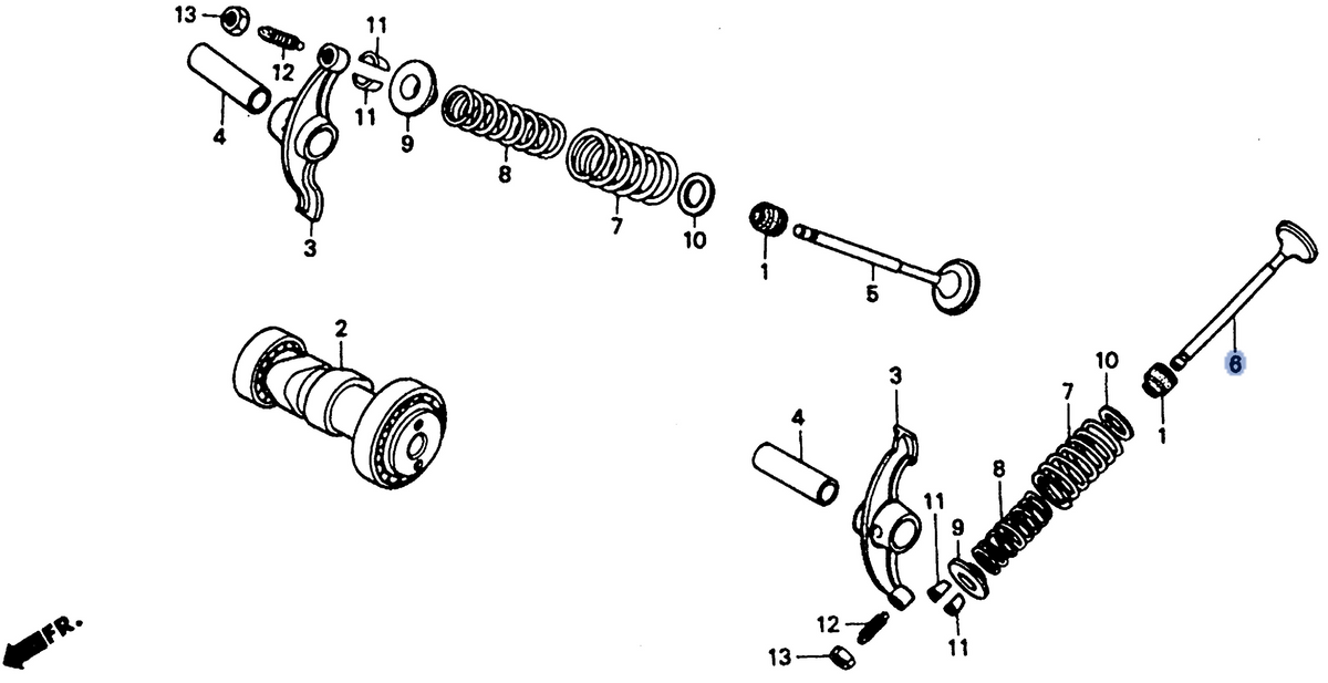 Honda OEM part 14721-GF6-010