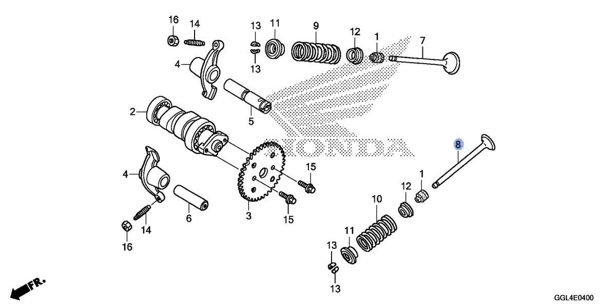 Honda OEM part 14721-GGL-J00
