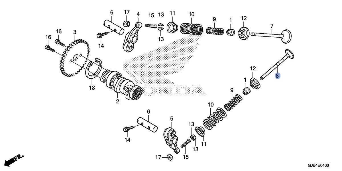 Honda OEM part 14721-GGZ-J00
