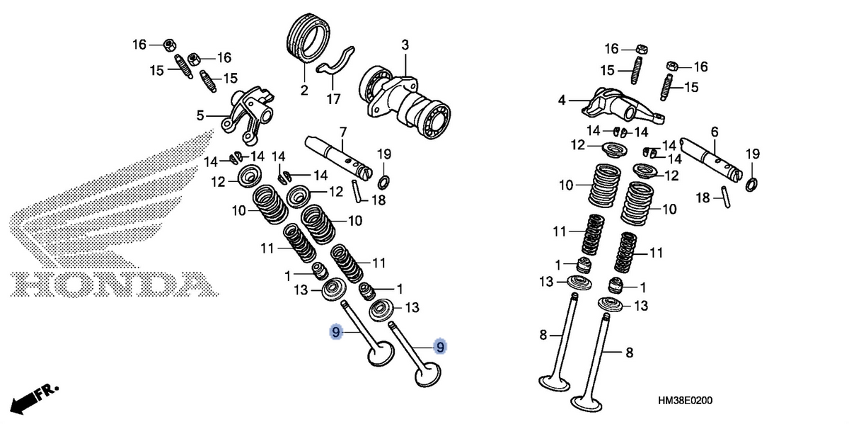 Honda OEM part 14721-HC0-000