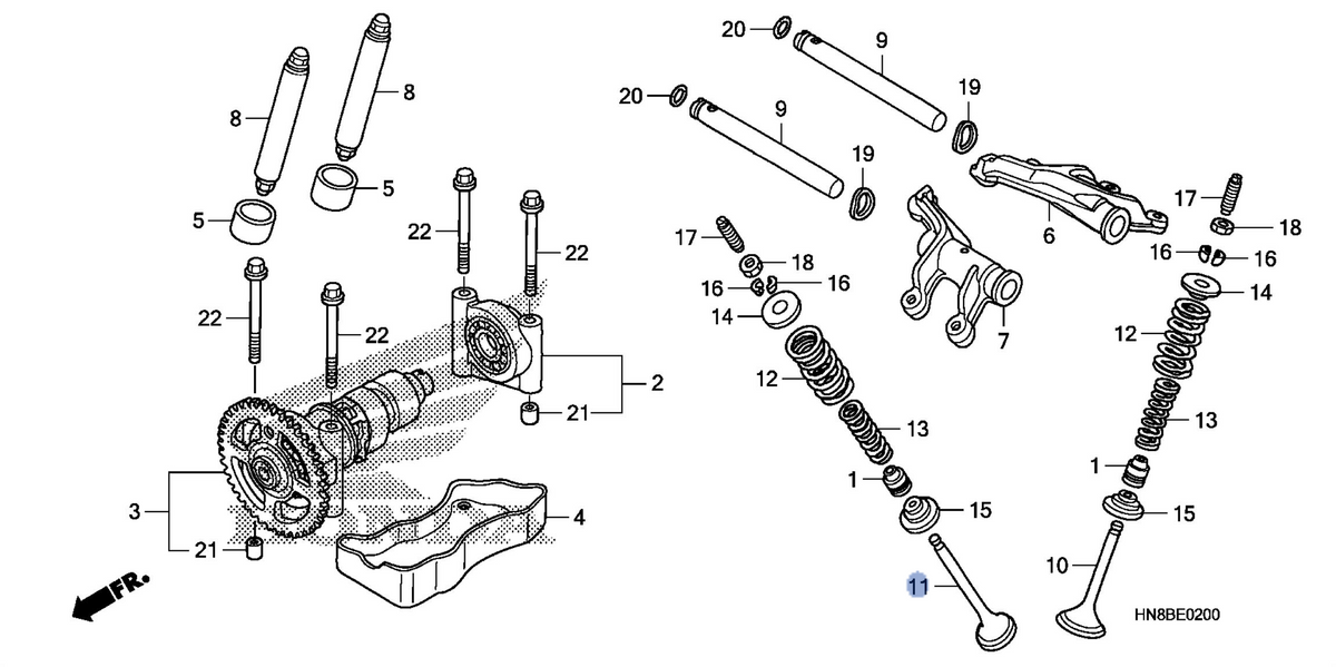 Honda OEM part 14721-HL3-A00