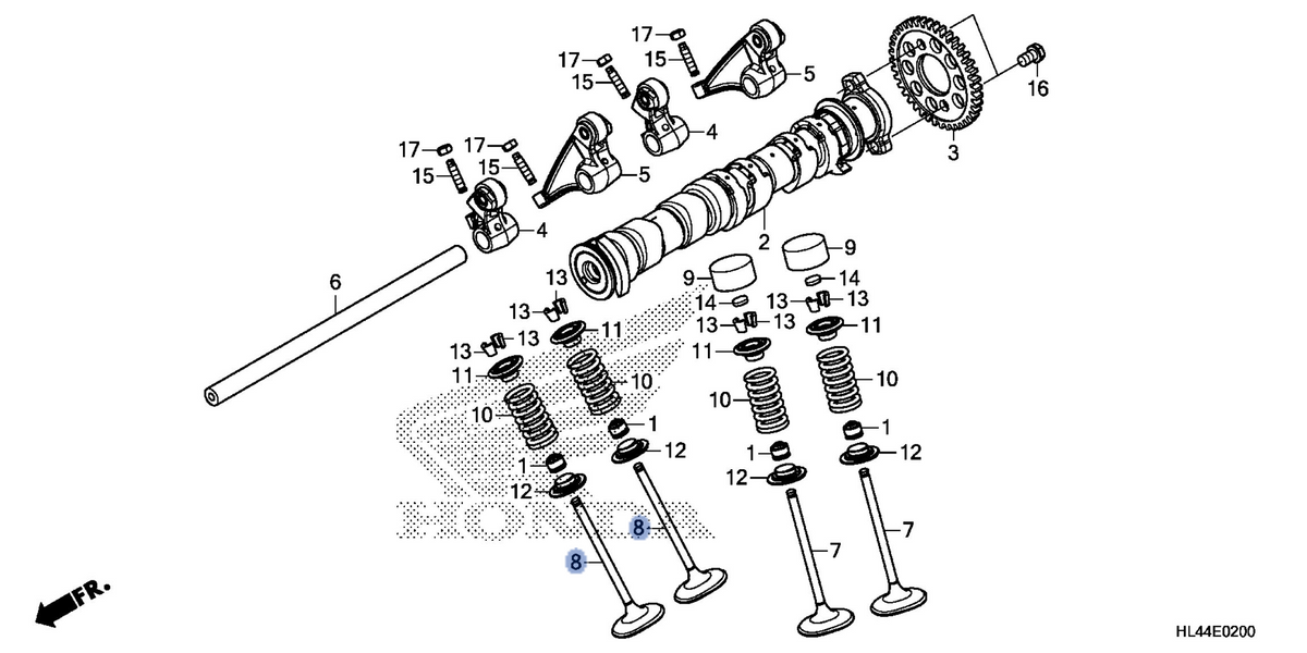 Honda OEM part 14721-HL4-000