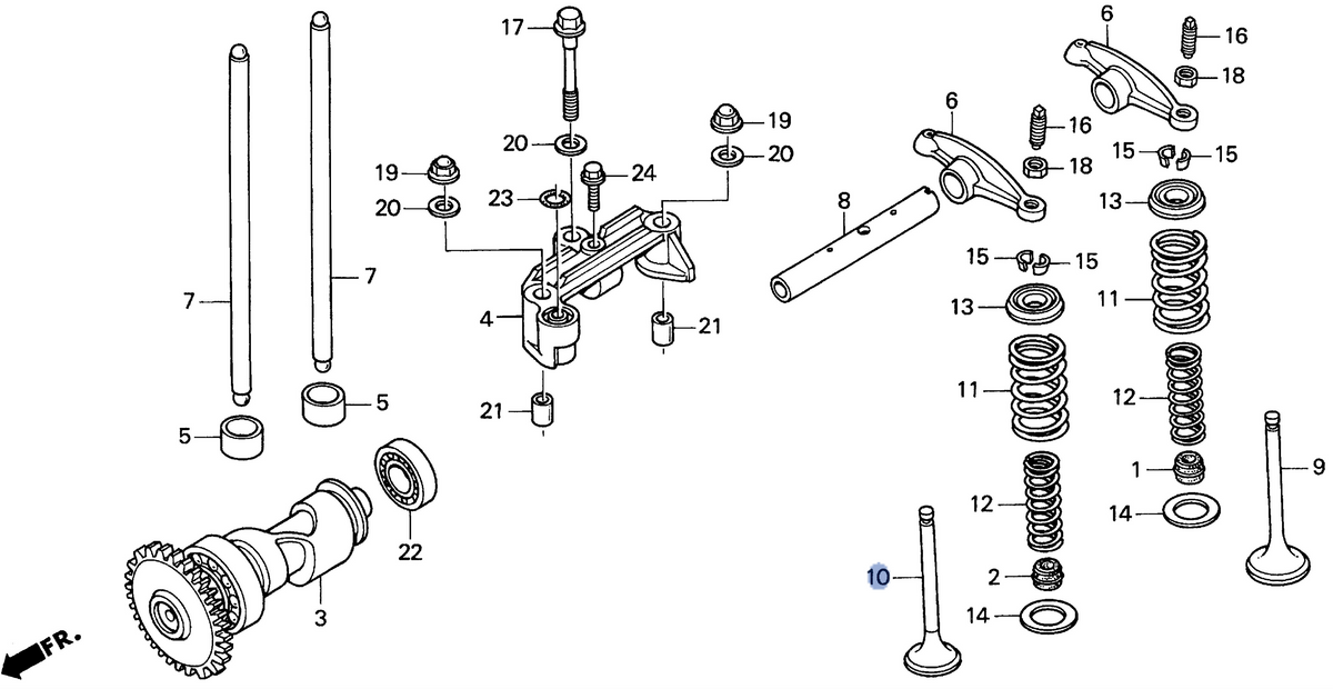 Honda OEM part 14721-HM8-000