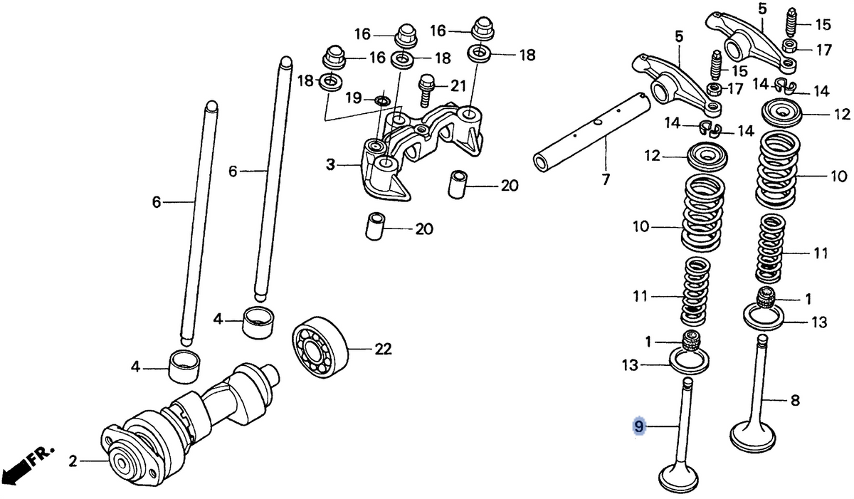 Honda OEM part 14721-HN0-A00