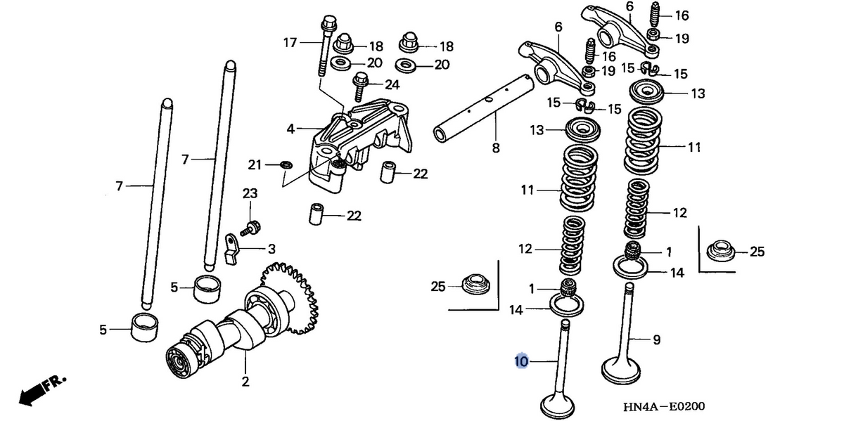 Honda OEM part 14721-HN5-M00