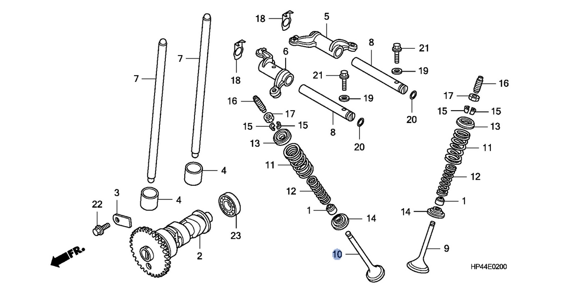 Honda OEM part 14721-HN7-900