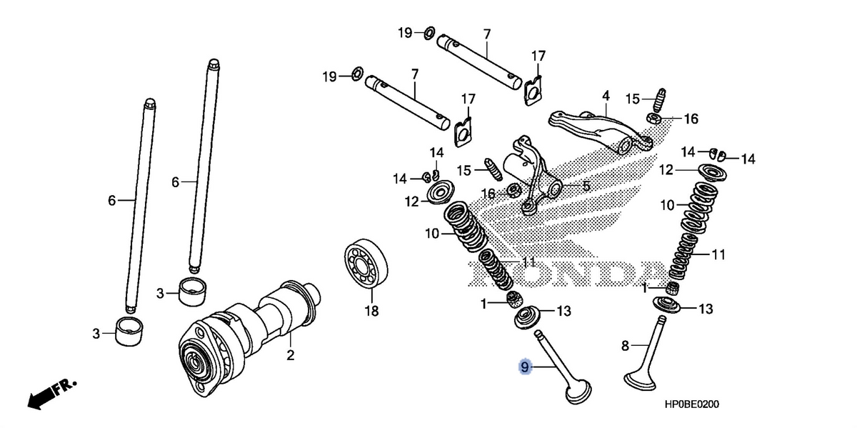 Honda OEM part 14721-HP0-A00