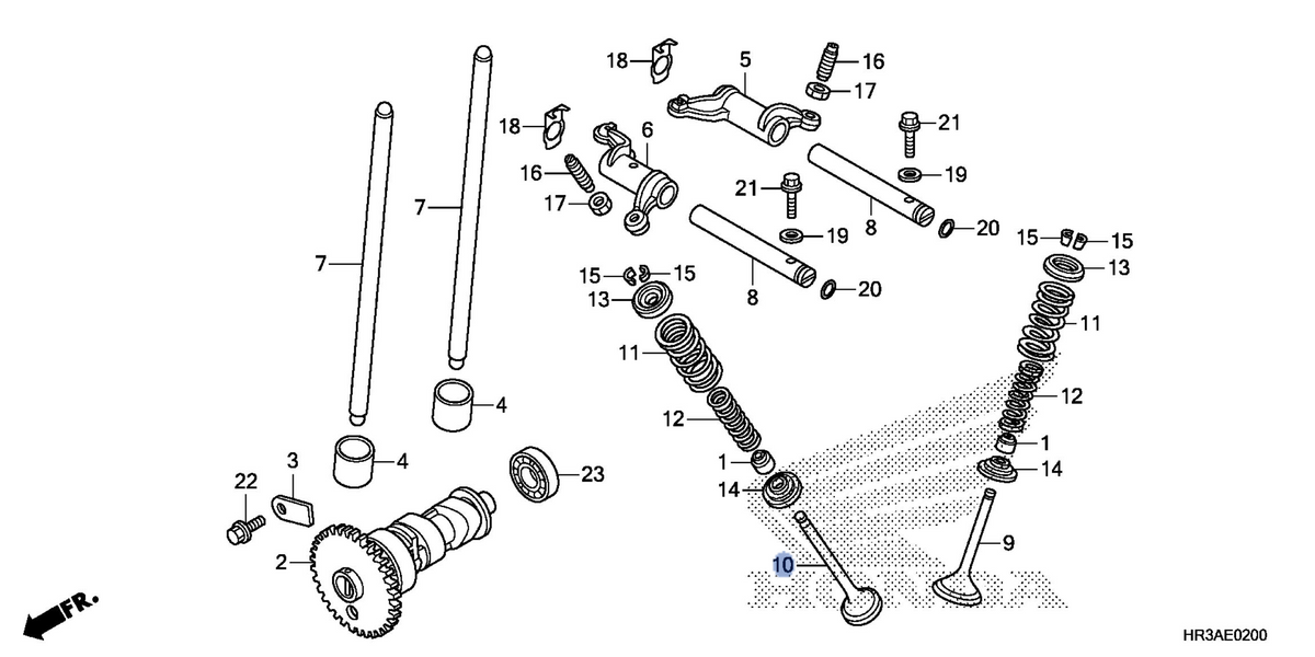 Honda OEM part 14721-HR6-MF0