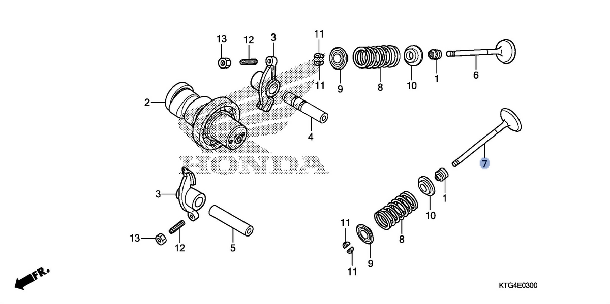 Honda OEM part 14721-KGG-910