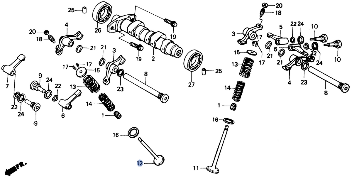 Honda OEM part 14721-KR6-000