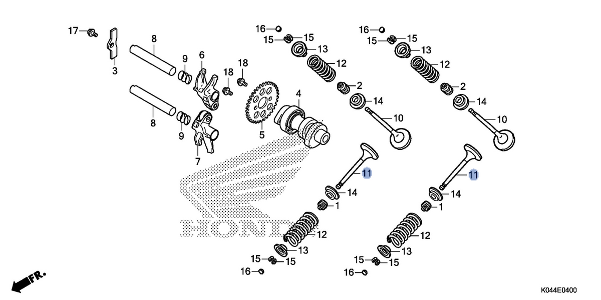Honda OEM part 14721-KWR-000