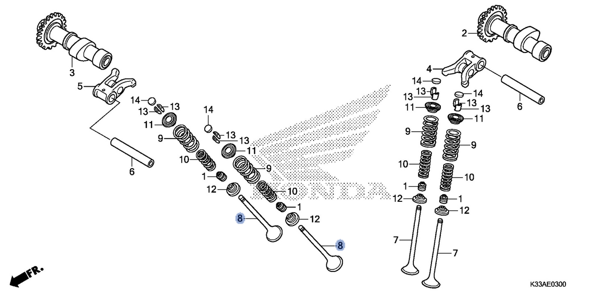 Honda OEM part 14721-KYJ-900