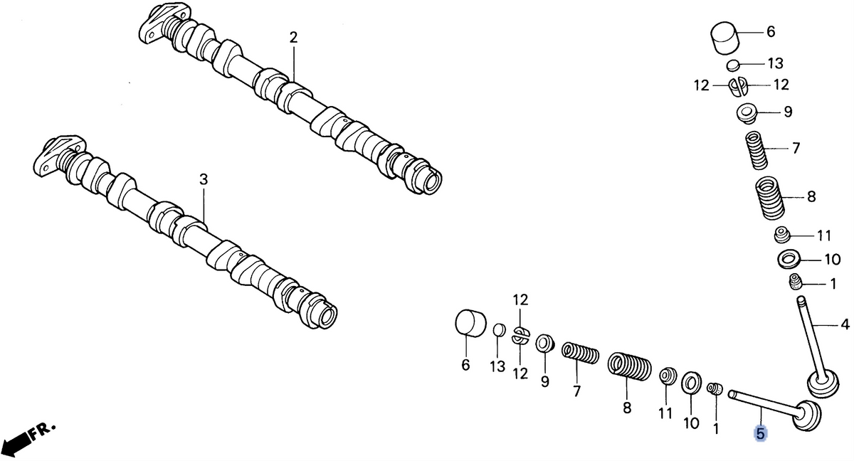 Honda OEM part 14721-MAL-600
